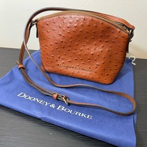 Authentic Dooney & Bourke leather crossbody purse